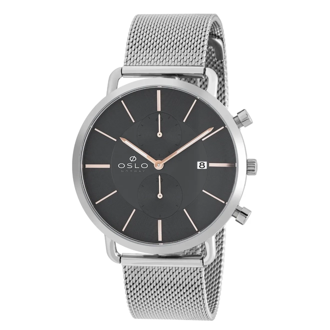 Relógio Oslo Cronógrafo Masculino - OMBSSCYM0001 G1SX Preto 1