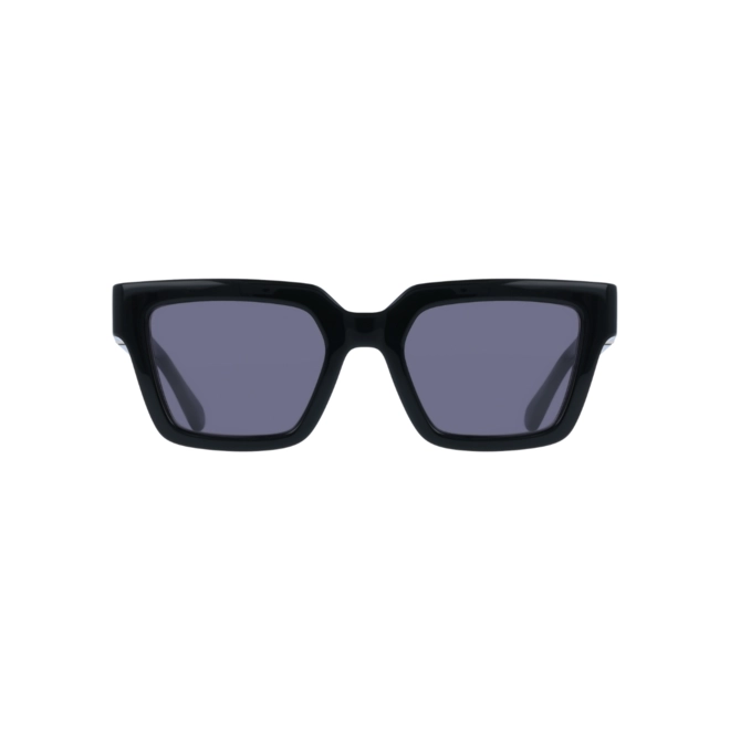 Óculos de Sol Salvatore Ferragamo SF2066S 001 52 Acetato Preto com lentes na cor Cinza 2