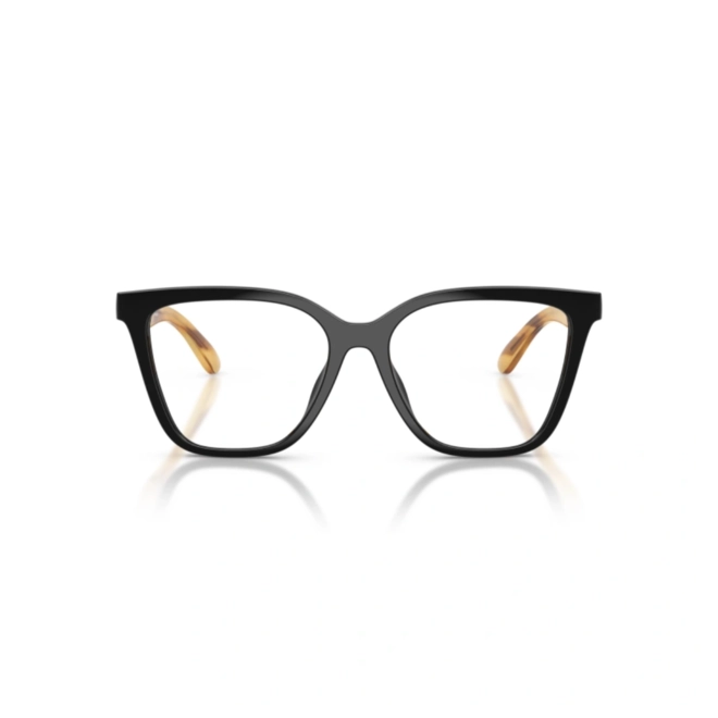Óculos de Grau Emporio Armani 0EA4254U 62691W54 Acetato Preto e Marrom com lentes na cor Marrom 2