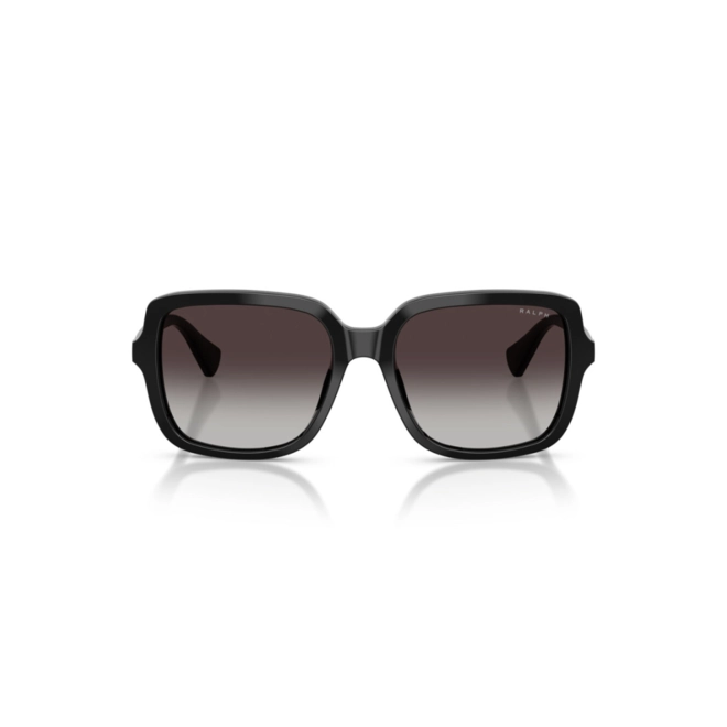 Óculos de Sol Ralph 0RA5333U 50018G56 Acetato Preto com lentes na cor Cinza Degradê 2
