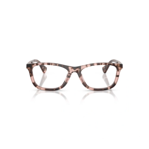 Óculos de Grau Ralph 0RA7179U 6058 55 Acetato Rosa Mesclado