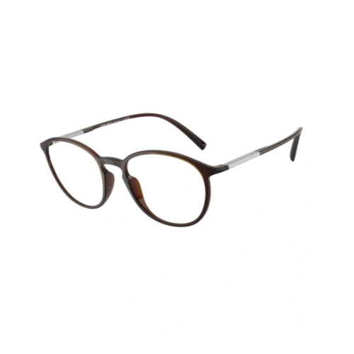 Óculos de Grau Giorgio Armani 0AR7275U 6239 52 Acetato Marrom Transparente