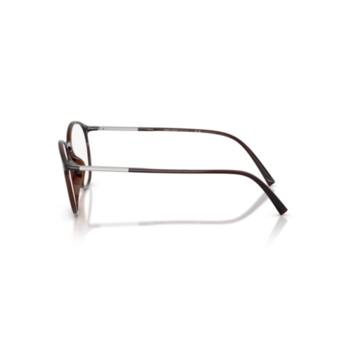 Óculos de Grau Giorgio Armani 0AR7275U 6239 52 Acetato Marrom Transparente