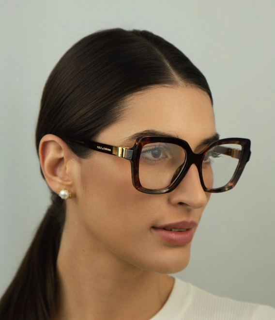 Óculos de Grau Dolce & Gabbana 0DG3413 3222 55 Acetato Vermelho Mesclado 5