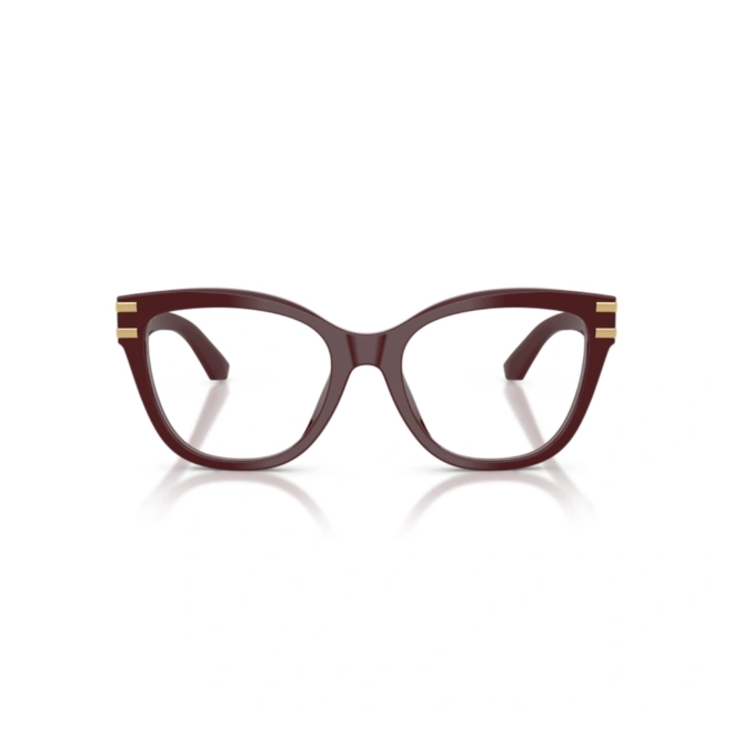 Óculos de Grau Dolce & Gabbana 0DG3418 3091 55 Acetato Bordô 2