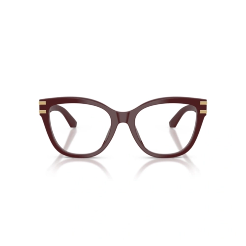 Óculos de Grau Dolce & Gabbana 0DG3418 3091 55 Acetato Bordô