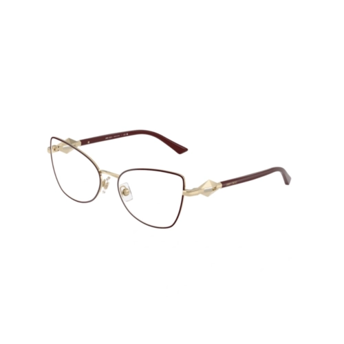 Óculos de Grau Jimmy Choo 0JC2012 3025 55 Metal Vermelho e Dourado