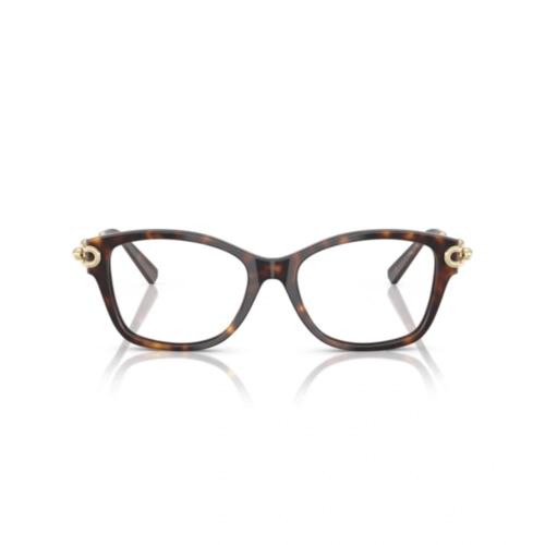 Óculos de Grau Tiffany 0TF2266 8015 53 Acetato Marrom Mesclado
