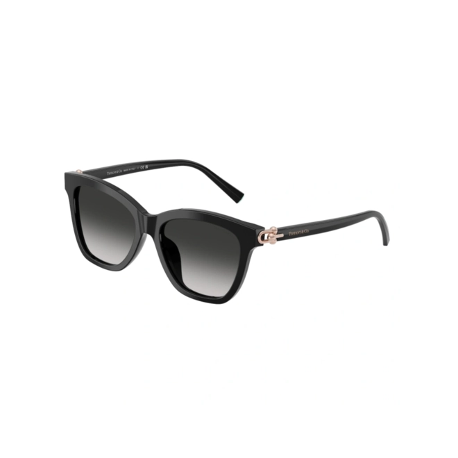 Óculos de Sol Tiffany 0TF4241D 80013C54 Acetato Preto com lentes na cor Cinza Degradê 1