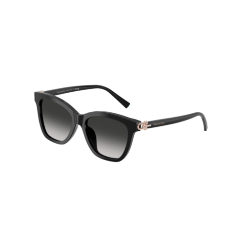 Óculos de Sol Tiffany 0TF4241D 80013C54 Acetato Preto com lentes na cor Cinza Degradê