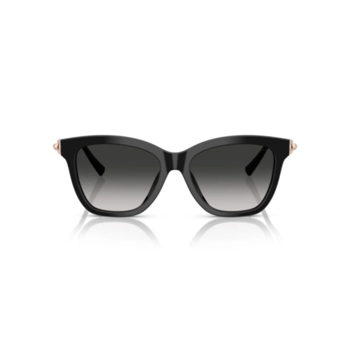 Óculos de Sol Tiffany 0TF4241D 80013C54 Acetato Preto com lentes na cor Cinza Degradê