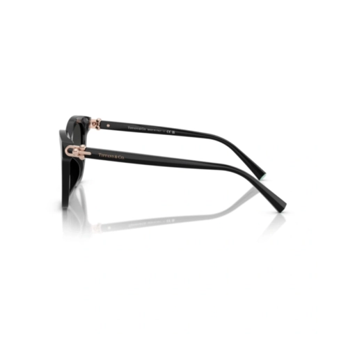 Óculos de Sol Tiffany 0TF4241D 80013C54 Acetato Preto com lentes na cor Cinza Degradê