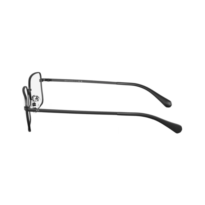 Óculos de Grau Armani Exchange 0AX1071 6000 56 Metal Preto Fosco 3