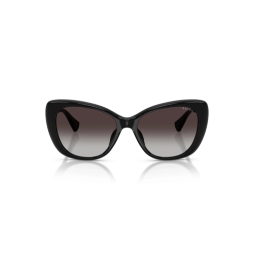 Óculos de Sol Ralph 0RA5329U 50018G56 Acetato Preto com lentes na cor Cinza Degradê