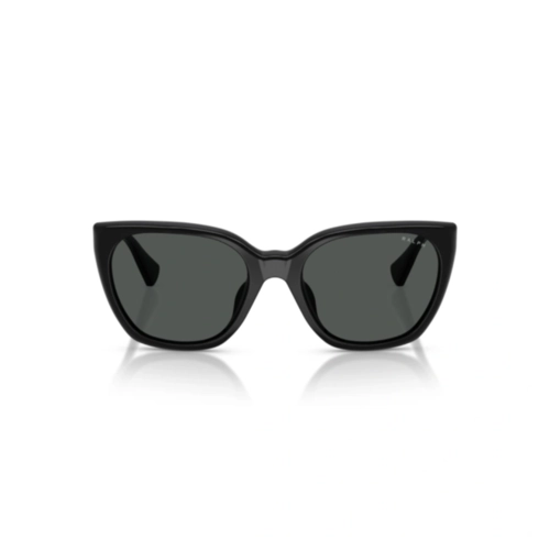 Óculos de Sol Ralph 0RA5330U 50018756 Acetato Preto com lentes na cor Cinza