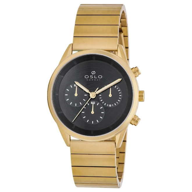 Relógio Oslo Cronógrafo Masculino - OMGSSCVD0005 P1KX Dourado 1