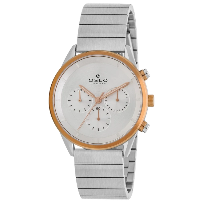 Relógio Oslo Cronógrafo Masculino - OMTSSCVD0018 S1SX Prata 1
