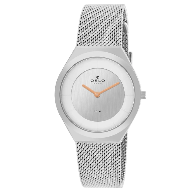 Relógio Oslo Solar Feminino - OFBSSSVS0002 B1SX Prata 1