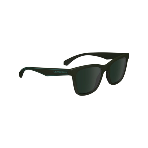 Óculos de Sol Calvin Klein Jeans Kids CKJ24301S 309 48 Acetato Verde com lentes na cor Verde