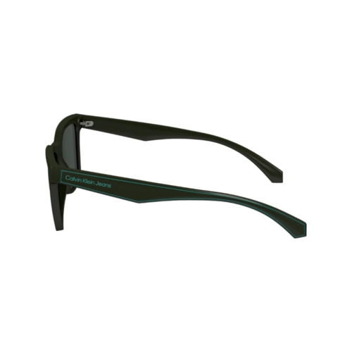 Óculos de Sol Calvin Klein Jeans Kids CKJ24301S 309 48 Acetato Verde com lentes na cor Verde