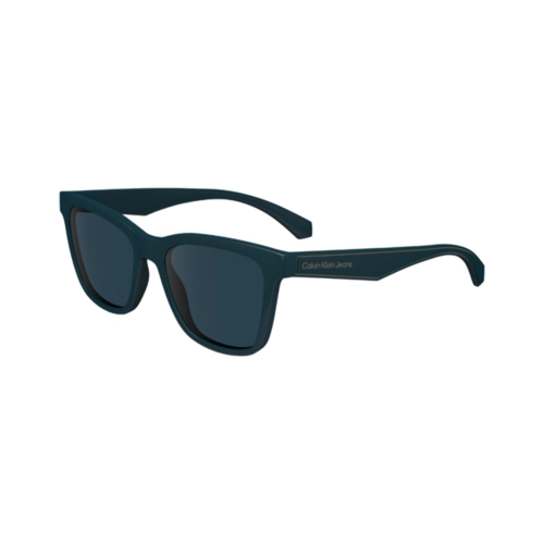 Óculos de Sol Calvin Klein Jeans Kids CKJ24301S 432 48 Acetato Azul com lentes na cor Azul