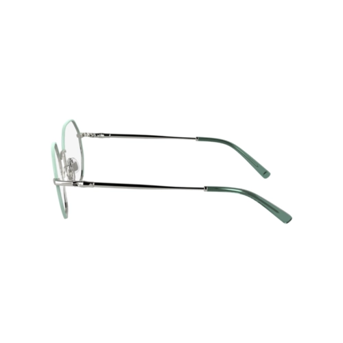 Óculos de Grau Longchamp LO2166 045 51 Metal Prata e Verde