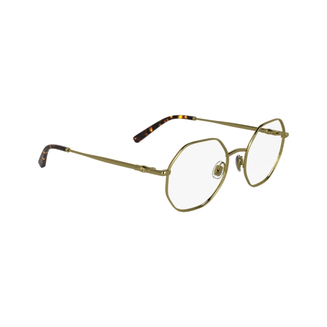 Óculos de Grau Longchamp LO2166 714 51 Metal Dourado 3