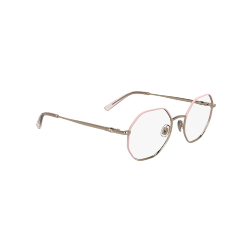 Óculos de Grau Longchamp LO2166 774 51 Metal Dourado e Rosa