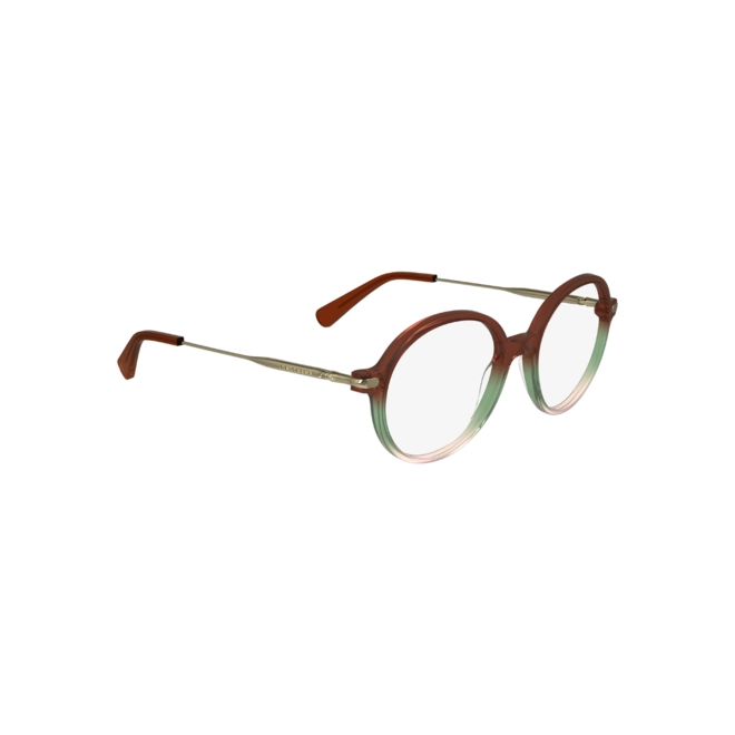 Óculos de Grau Longchamp LO2736 260 50 Acetato Marrom Rosa e Verde 3