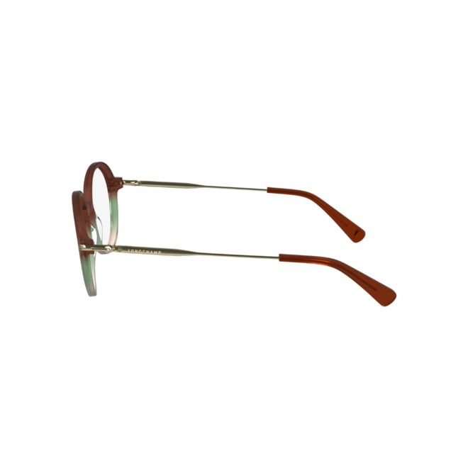Óculos de Grau Longchamp LO2736 260 50 Acetato Marrom Rosa e Verde 4