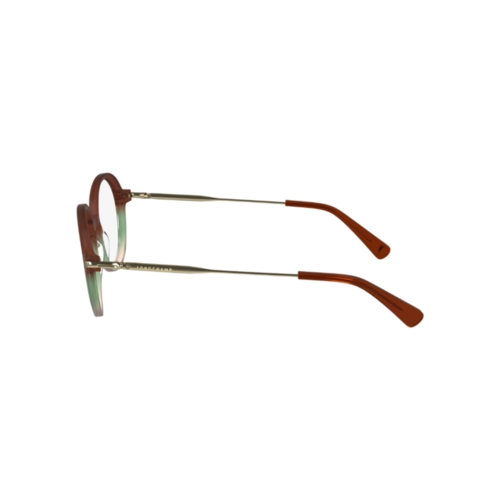 Óculos de Grau Longchamp LO2736 260 50 Acetato Marrom Rosa e Verde