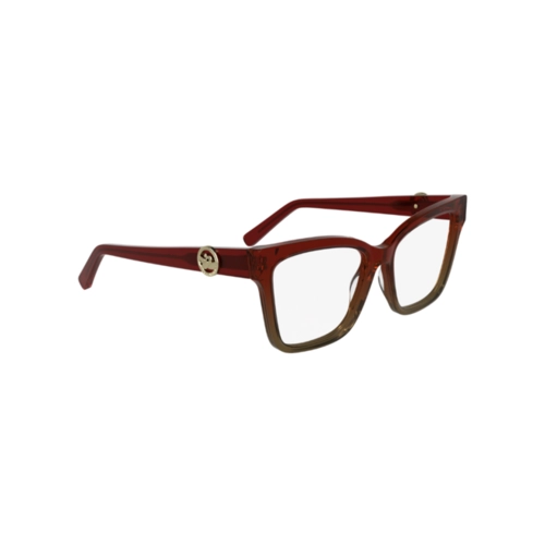 Óculos de Grau Longchamp LO2761 609 53 Acetato Vermelho e Marrom