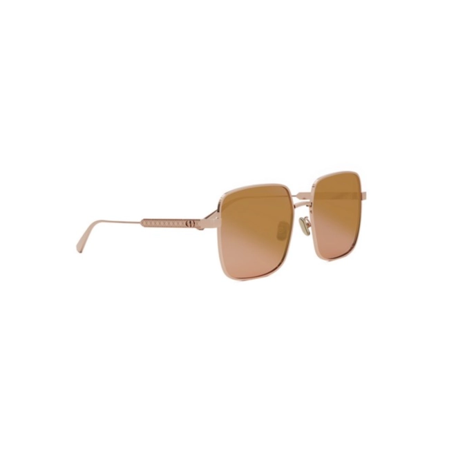 Óculos de Sol Christian Dior CD40172U_5928L Metal Rose com lentes na cor Marrom 3
