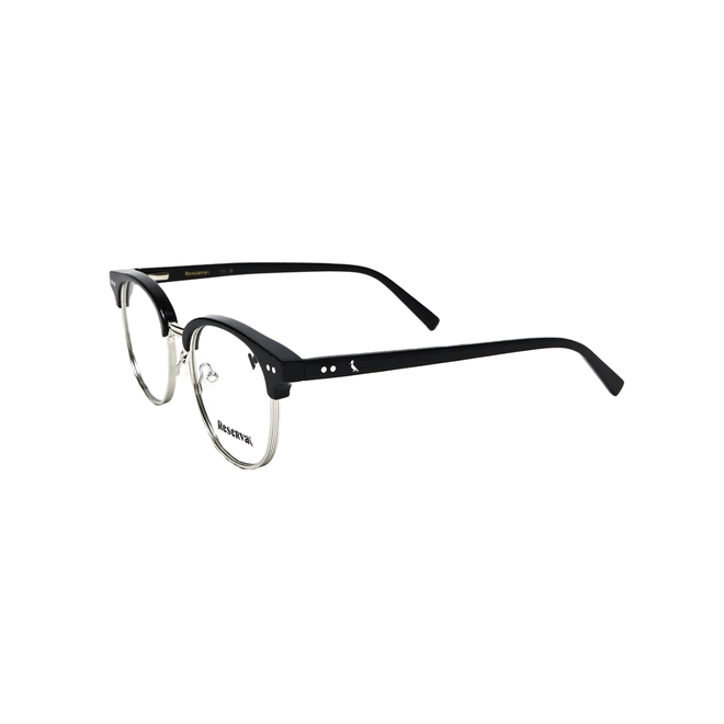 Óculos de Grau Reserva RSV2101 001 50 Metal e Acetato Preto e Prata 1