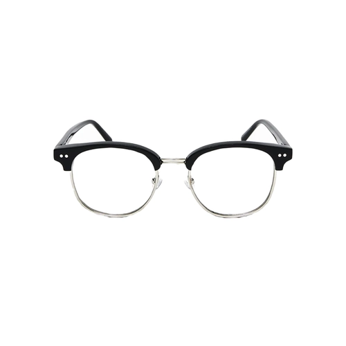 Óculos de Grau Reserva RSV2101 001 50 Metal e Acetato Preto e Prata