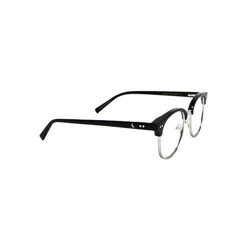 Óculos de Grau Reserva RSV2101 001 50 Metal e Acetato Preto e Prata