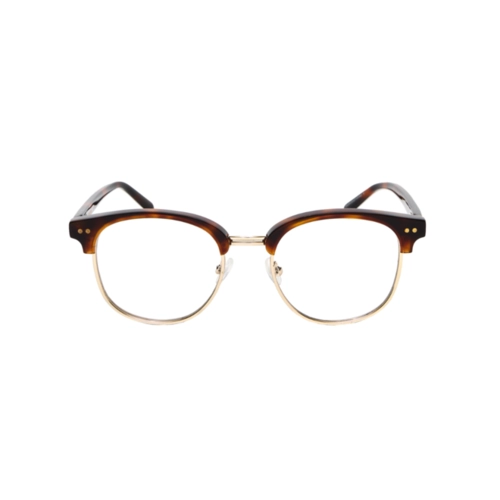 Óculos de Grau Reserva RSV2101 214 50 Metal e Acetato Marrom Mesclado e Dourado