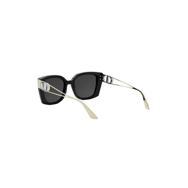 Óculos de Sol Christian Dior 30Montaigne S13l CD40185I_5301A Acetato Preto com lentes na cor Fumê 5