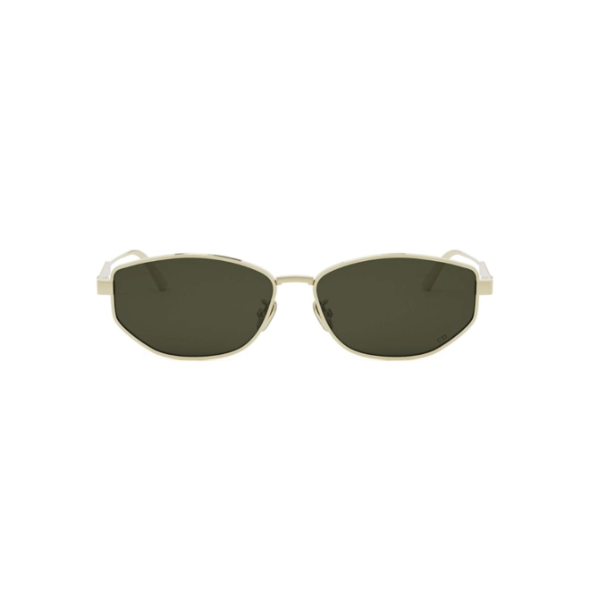 Óculos de Sol Christian Dior Diorcannage B1U Metal Dourado com lentes na cor Fumê 2