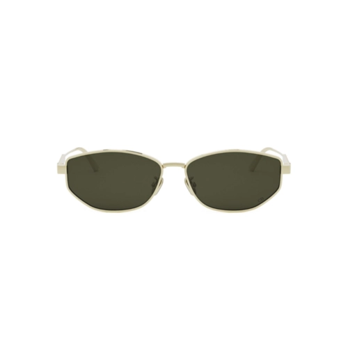 Óculos de Sol Christian Dior Diorcannage B1U Metal Dourado com lentes na cor Fumê