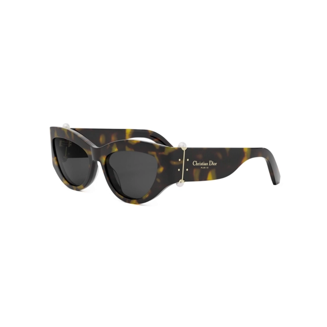 Óculos de Sol Christian Dior Diortribales B1l CD40200I_5552A Acetato Marrom Mesclado com lentes na cor Fumê 1