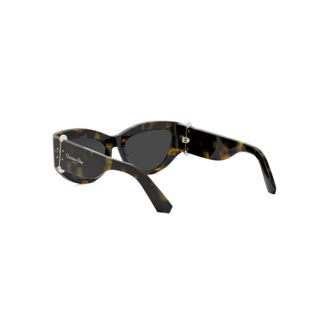 Óculos de Sol Christian Dior Diortribales B1l CD40200I_5552A Acetato Marrom Mesclado com lentes na cor Fumê 5