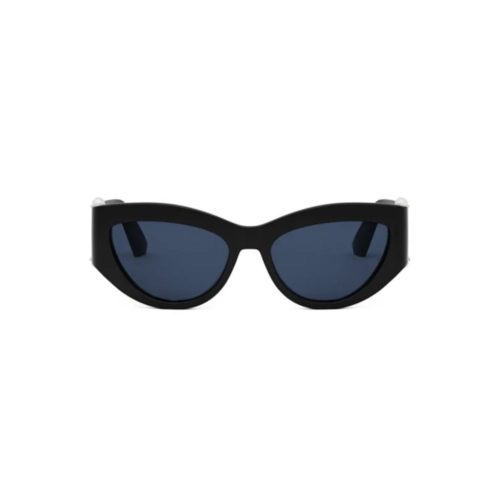 Óculos de Sol Christian Dior Diortribales B1l CD40200I_5501V Acetato Preto com lentes na cor Azul