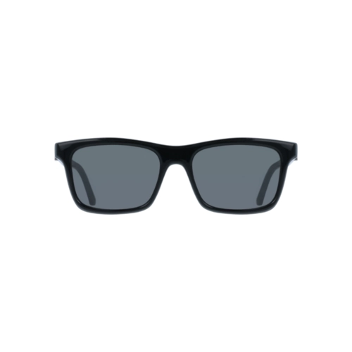Óculos de Sol Salvatore Ferragamo SF2060SE 001 55 Acetato Preto com lentes na cor Cinza