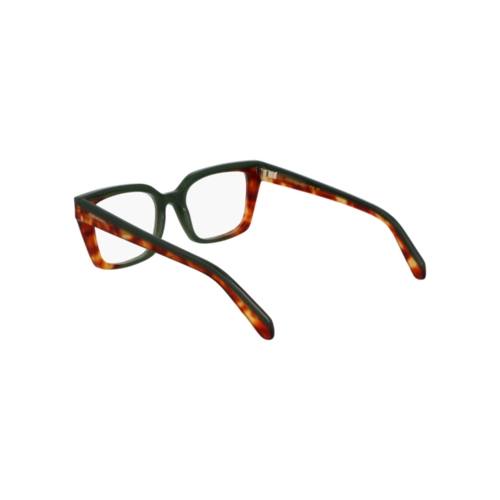 Óculos de Grau Salvatore Ferragamo SF3010 335 52 Acetato Verde e Marrom Mesclado