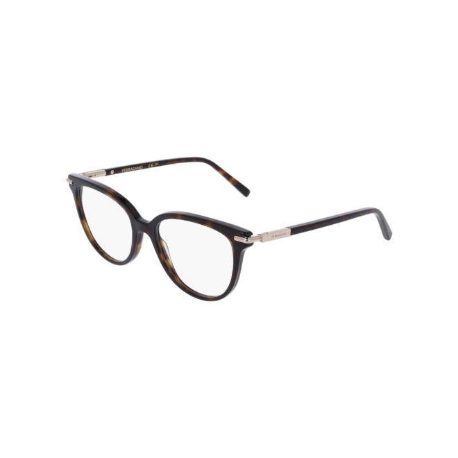 Óculos de Grau Salvatore Ferragamo SF3026 242 52 Acetato Marrom Mesclado 1