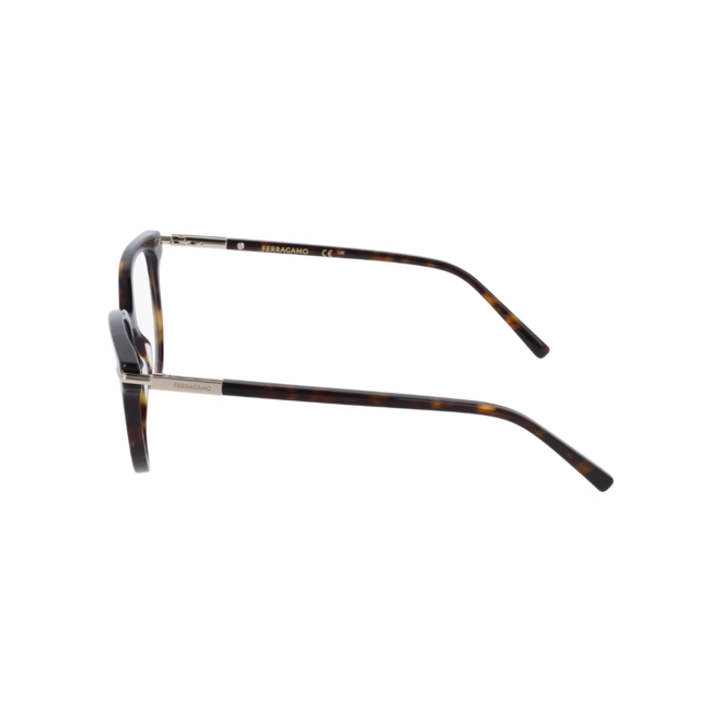 Óculos de Grau Salvatore Ferragamo SF3026 242 52 Acetato Marrom Mesclado 4