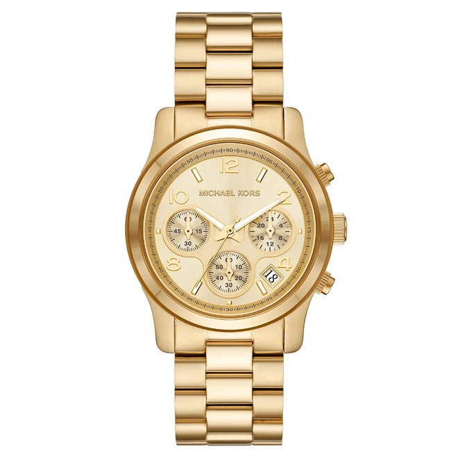 Relógio Michael Kors Runway Cronógrafo Feminino - MK7323/1DN Dourado 1