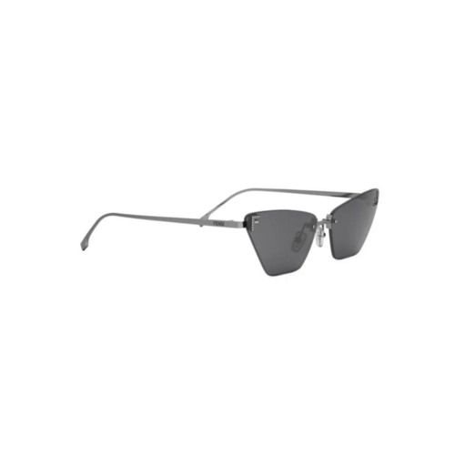 Óculos de Sol Fendi FE40160US_5714A Metal Cinza com lentes na cor Cinza