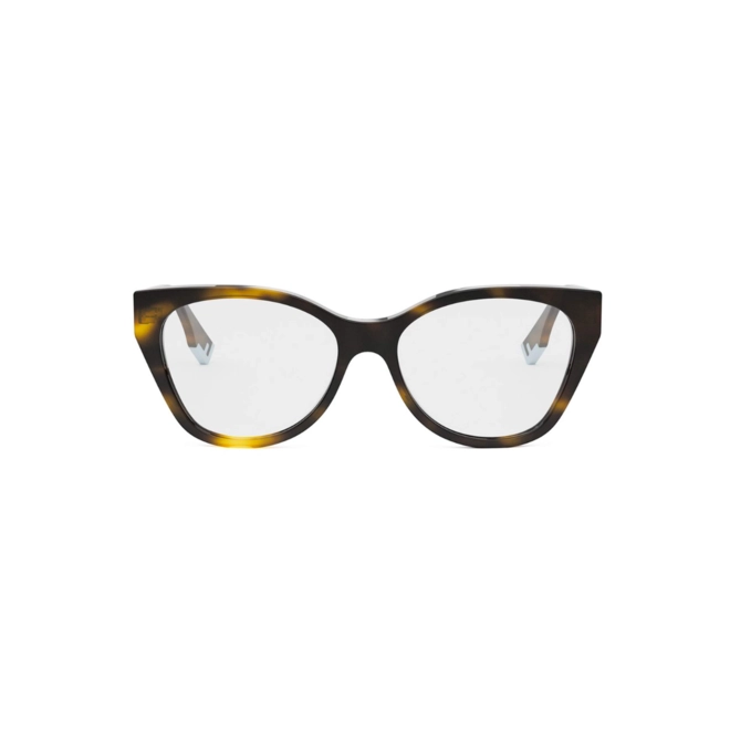 Óculos de Grau Fendi FE50120I_54052 Acetato Marrom Mesclado 2